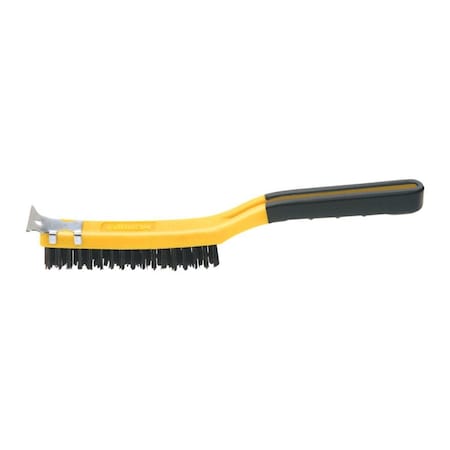 Allway Allway 1 in. W X 13.5 in. L Carbon Steel Wire Brush with Scraper SB319